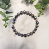 Faceted "Flashy" Labradorite & Hematite