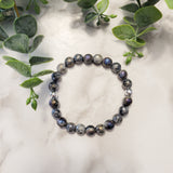 Faceted "Flashy" Labradorite & Hematite