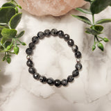 Faceted Labradorite & Hematite