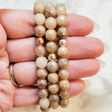 Mystic Sunstone & Hematite