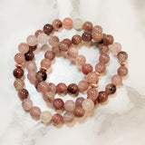 Purple Berry Quartz Bracelet