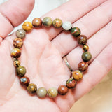 Picasso Jasper & Hematite Bracelet