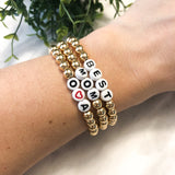 Letter Hematite Stackers - 6mm - Hidden Gems by Raquel