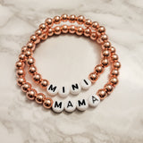 PRE-ORDER - Hematite Letter Stackers - 6mm